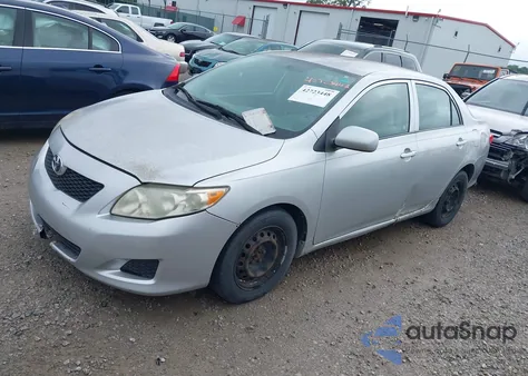 2009 Toyota Corolla Le from USA, damaged, VIN JTDBL40E39J016297